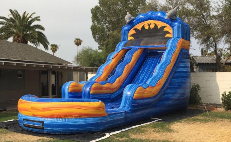 18ft Blue Marble Slide